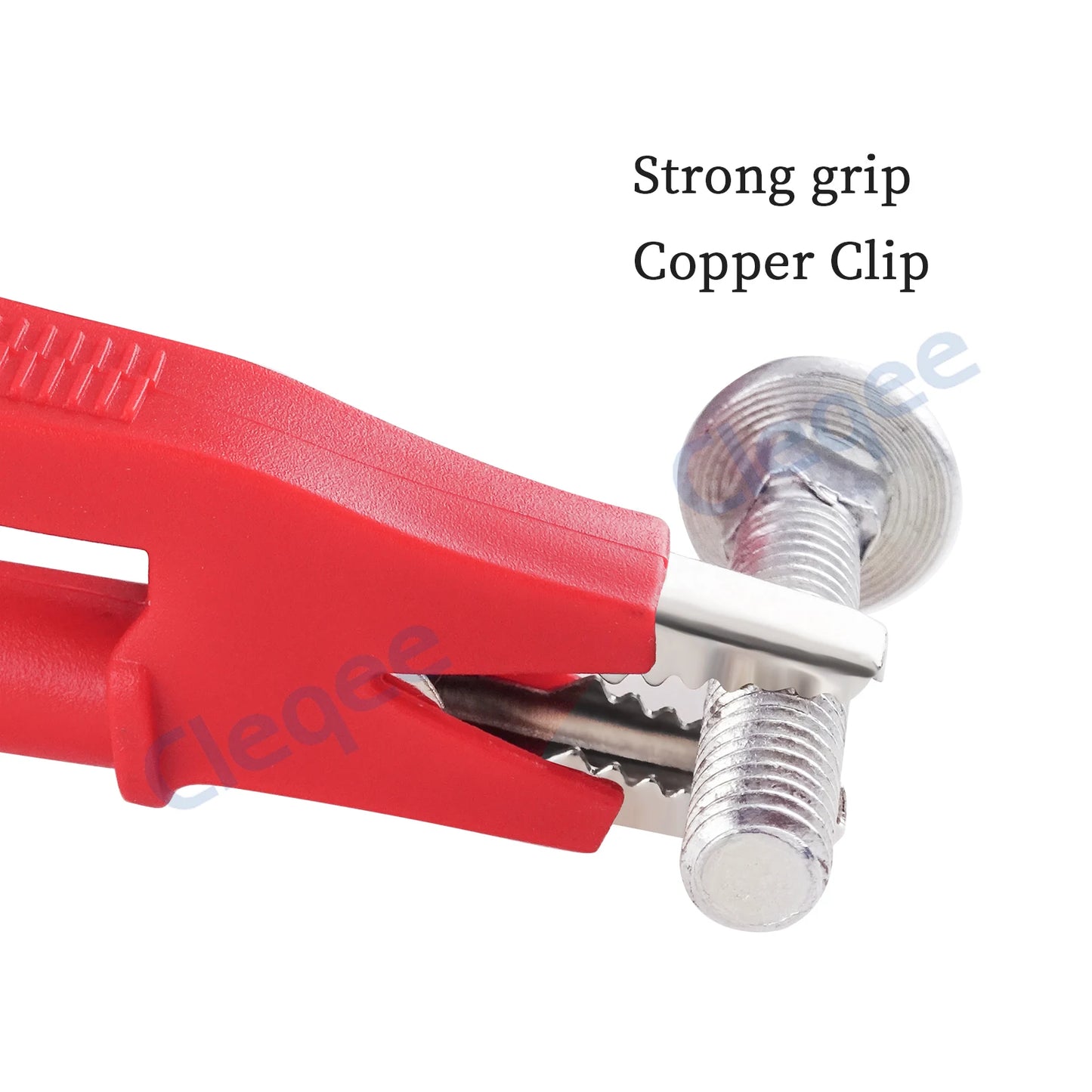 Cleqee 2PCS Dual Alligator Clip to  Crocodile Clamp Multimeter Test Leads 1m/2m/3m Cables Line Red/Black Jumper Wire