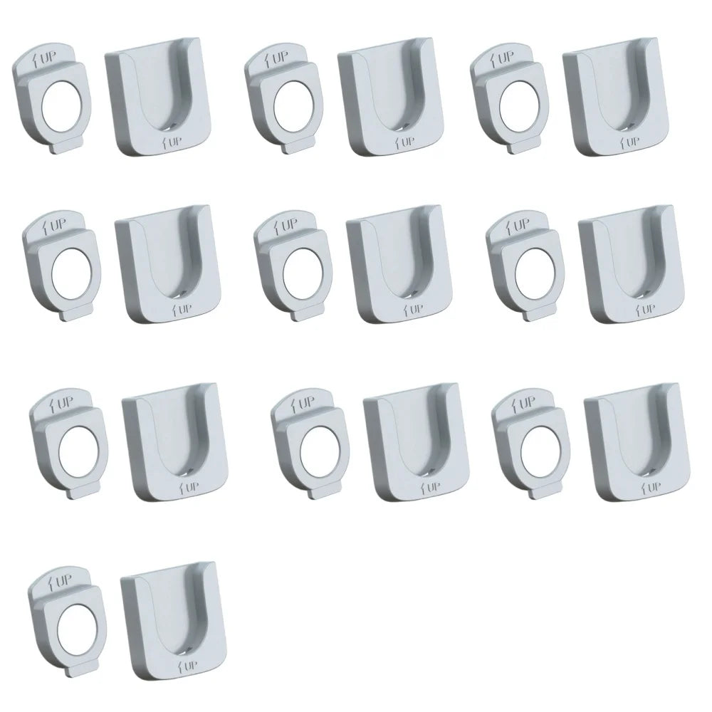 1-10 Pair Strong Magnetic Remote Control Bracket Non Perforated Wall Mounted Air Conditioning Remote Control Rack Storage Hook