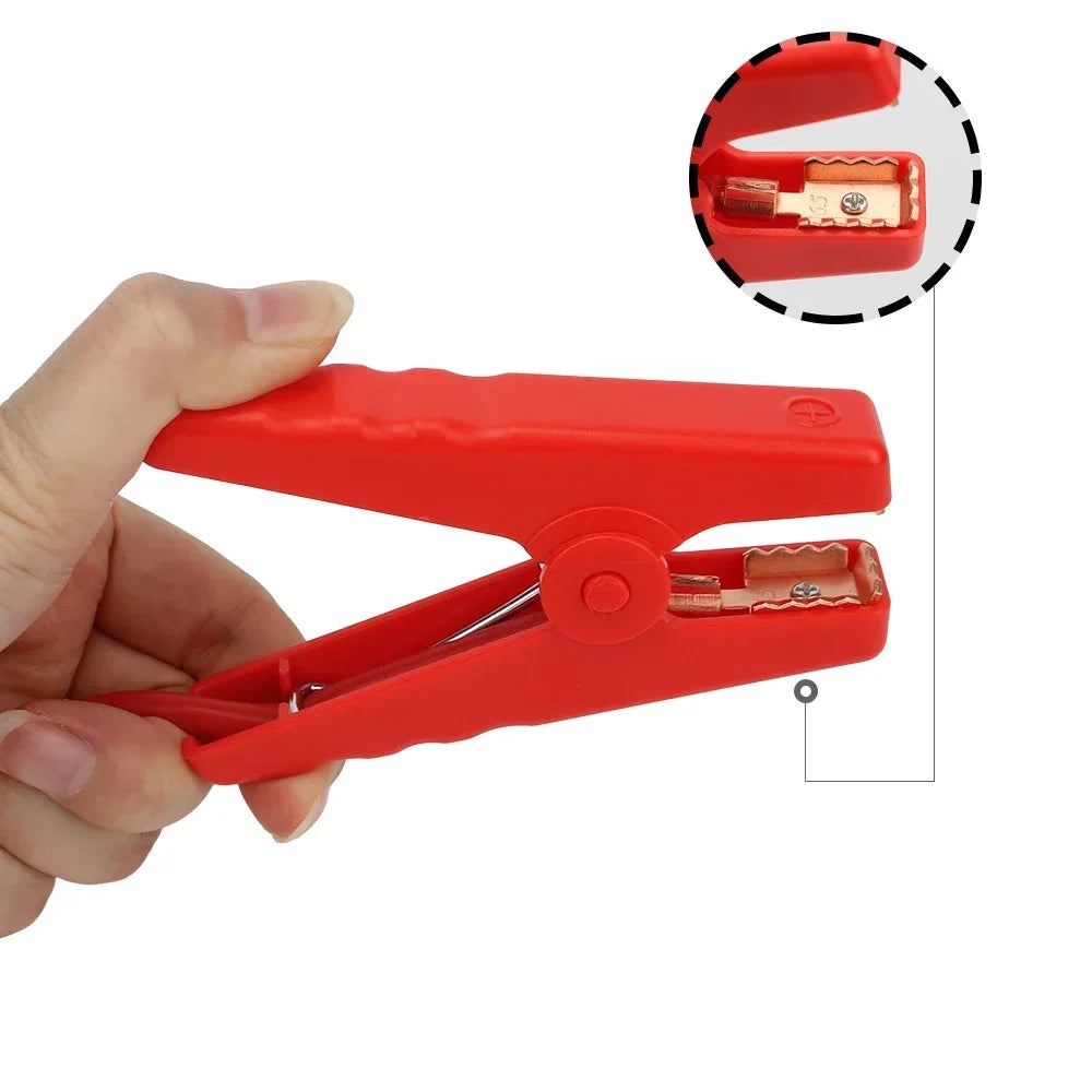 12V Jump Starter Alligator Clips for Car Truck Universal Vehicles Replacement Battery Jumper Cables Emergency Start Power Clamps