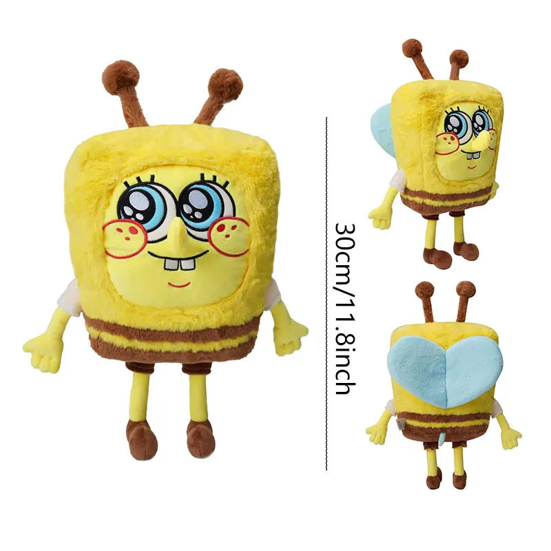 Anime Spongebob Squarepants Patrick Star Squidward Eugene H. Krabs Gary Kawaii Cartoon Stuffed Plush Toys Birthday Gift For Kids
