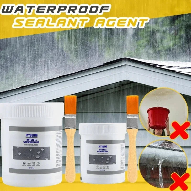 Waterproof Coating Sealant Strong Bonding Agent Transparent Invisible Paste Glue  Adhesive Repair Glue for Home Roof Bathroom