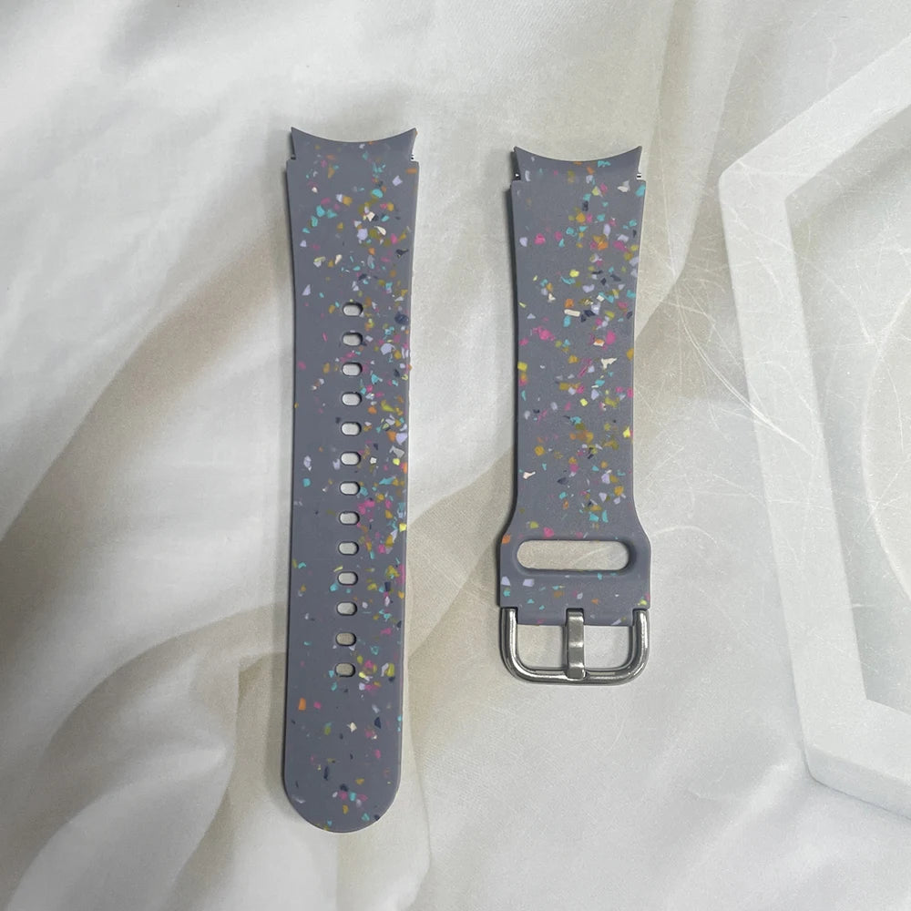 Silicone Strap For Samsung Galaxy Watch 6/6 Classic Eco-friendly Watchband for Galaxy Watch 4 5 6 7 FE