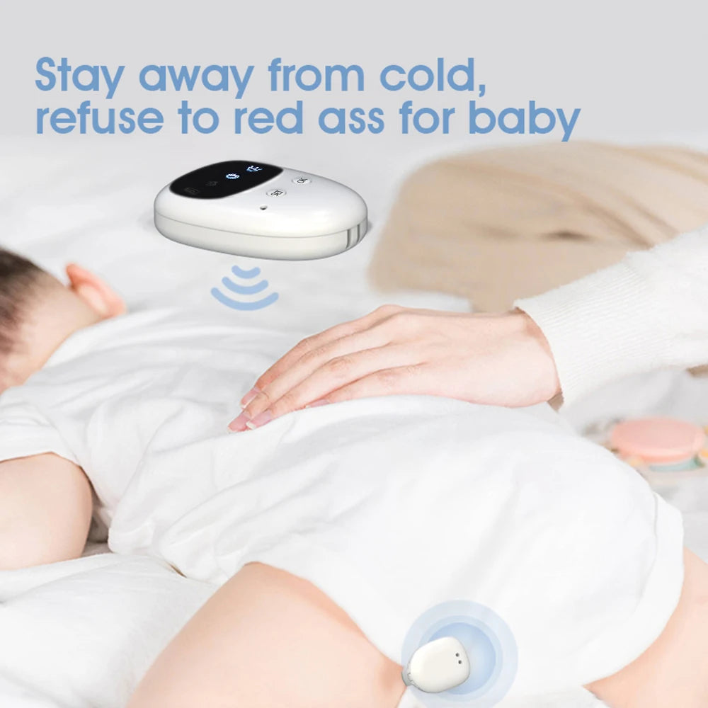 Wireless Bedwetting Alarm Pee Alarm with Receiver Transmitter for Kid Potty Training Elder Care 10-20M Vibration Sound Reminding
