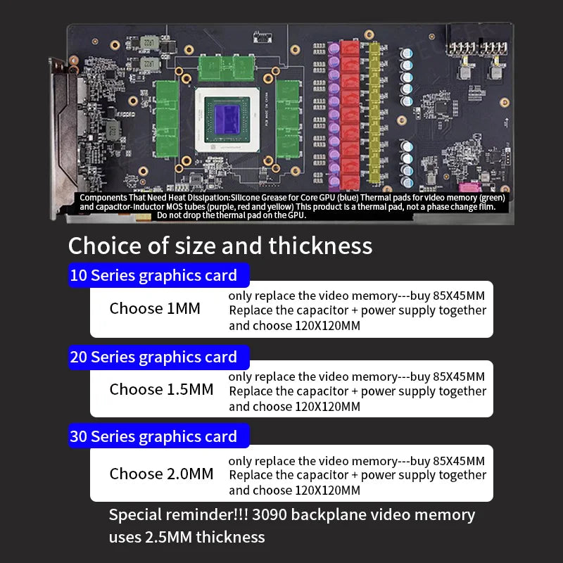 TEUCER 14.8W/mk Heat Conducting Thermal Pad Computer Laptop GPU VGA Card CPU Heatsink Cooling Conductive Silicone Grease Sheet