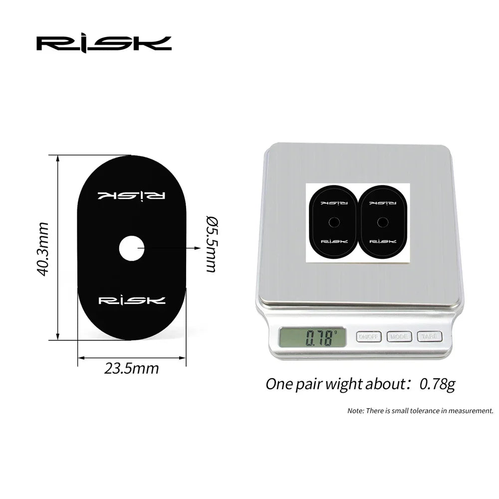 5pairs Bicycle Presta Valve Sticker Mountain Road Bike Tube Tire Gasket Rim Protective Elliptic Presta Valve Protection Sticker