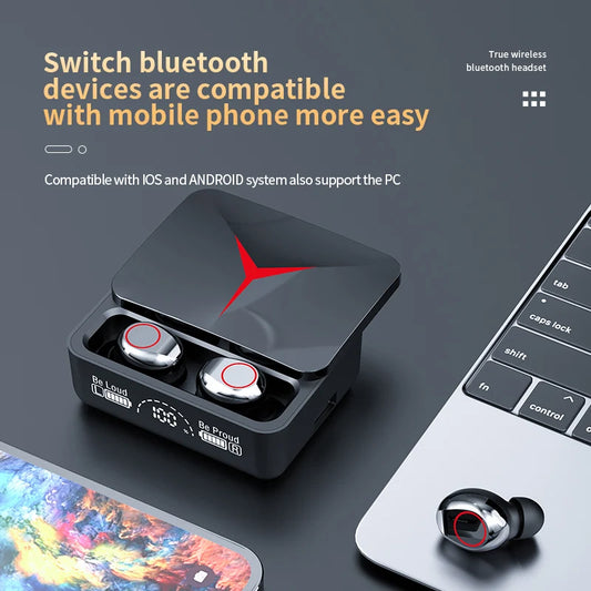 New Original M90 Wireless Headphones Sliding Cover Gaming Earphone Bluetooth 5.3 Sport Earbuds Music Headsets For Iphone Xiaomi