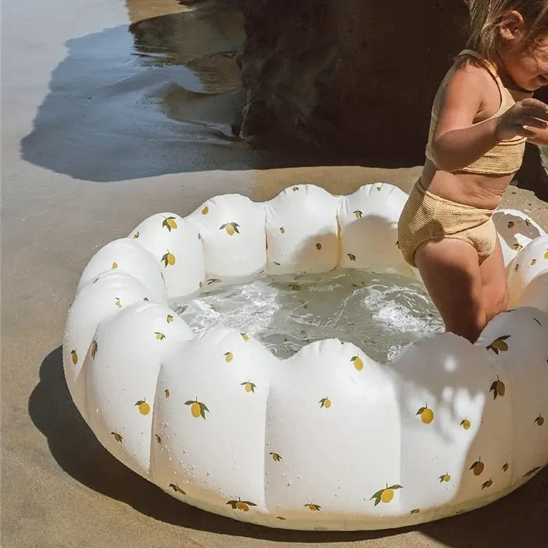 ins multi-functional folding swimming pool children's outdoor water pool portable baby ocean ball pool