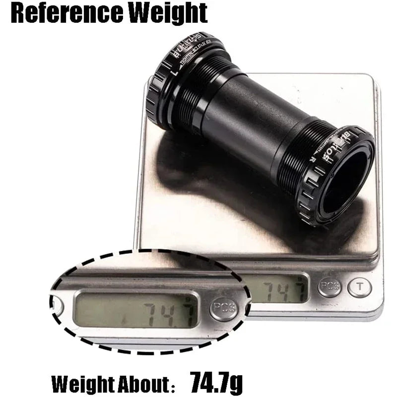 BUCKLOS Bicycle Bottom Bracket BSA 68/73mm Road Bike Crank BB Spindle Threaded Bottom Bracket for DUB 29mm Cycle Crankset Parts