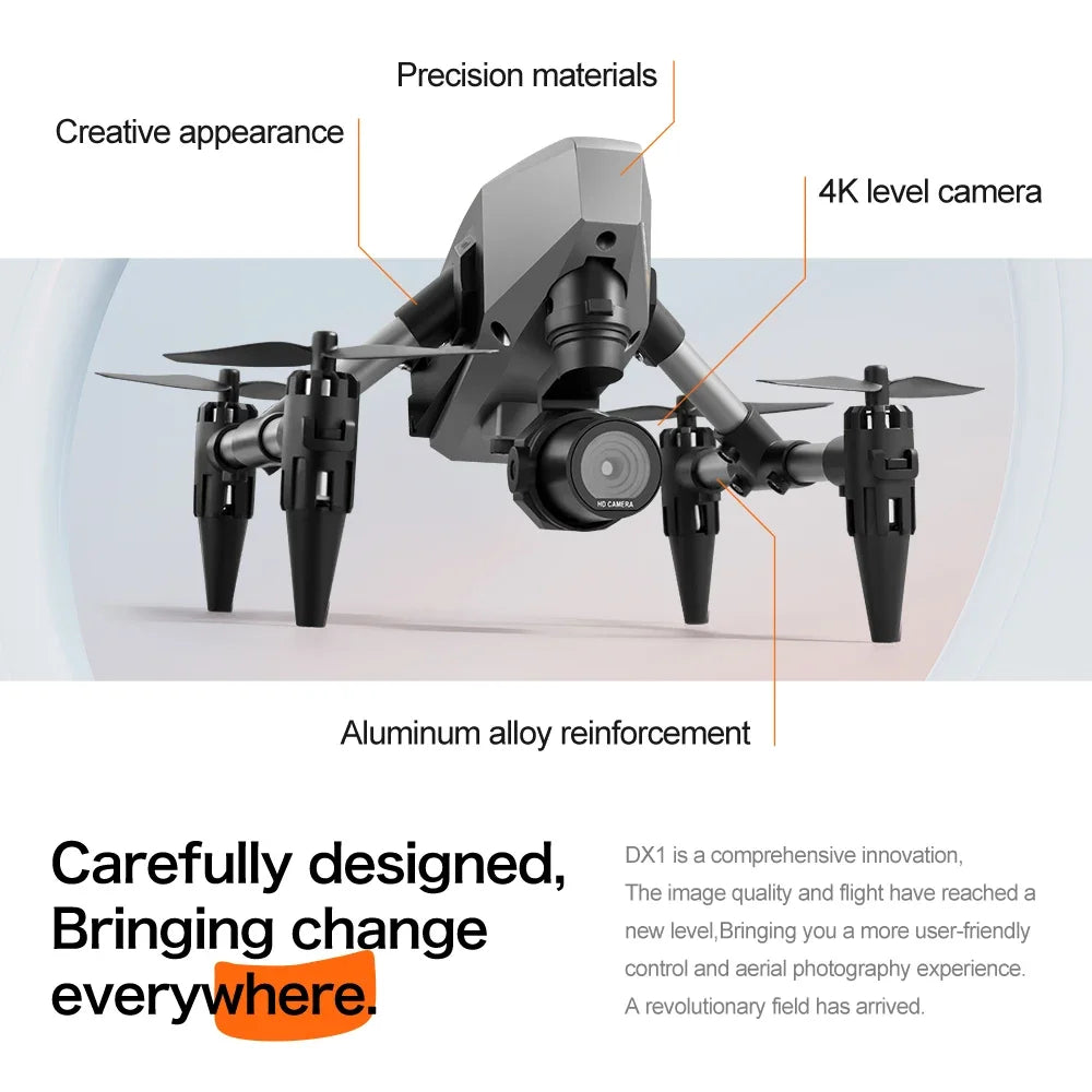 New XD1 Mini Drone FPV Professional 8K Dual Camera 5G WIFI GPS Height Maintaining Four Sides Obstacle Avoidances Quadcopter Toys