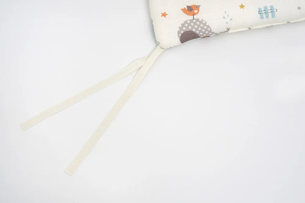 Baby Bed Bumper Newborn Bed Guardrail Anti-collision Removable Washable Baby Bed Safety Rails 6Pcs