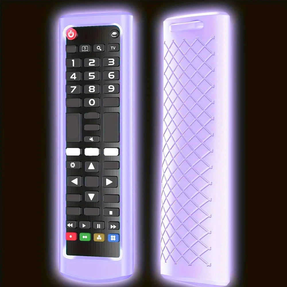 Luminous Silicone Remote Cover for LG AKB Series - Durable, Non-Slip Grip Protector Case - Stylish Accessory for TV, Recorder