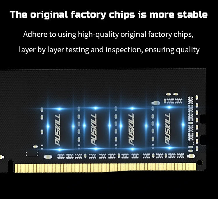 PUSKILL Memoria RAM RGB DDR3 8GBx2 1600MHz 12800S Udimm Dual Channel DIMM Desktop Memory Rams