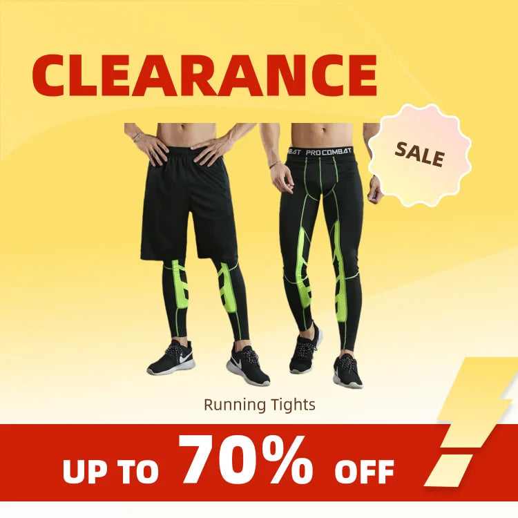 Clearance_Sports Fitness Trousers Men's Milk Silk Stretch Skinny Ultra-Thin Quick-Dry Running Basketball Training Leggings_Conti