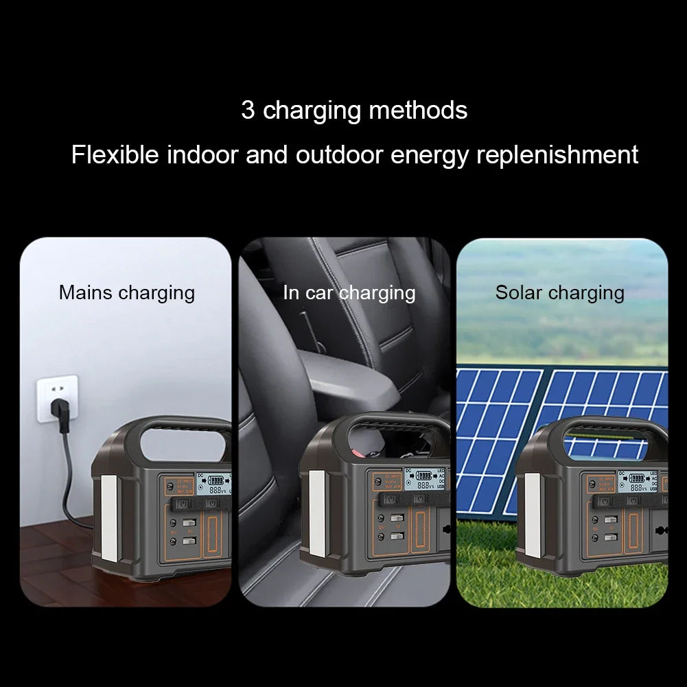 100W Battery Power 110V/220V Outdoor Camping Power Bank LED Display Outdoor Power Supply Battery Power Bank for Travel Adventure