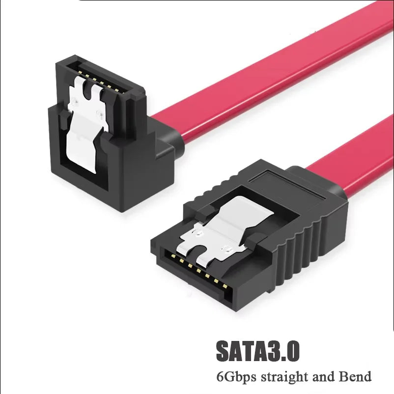 High speed SATA 3.0 hard drive data cable, solid-state, serial data cable, flexible SATA, fast transfer, 39cm