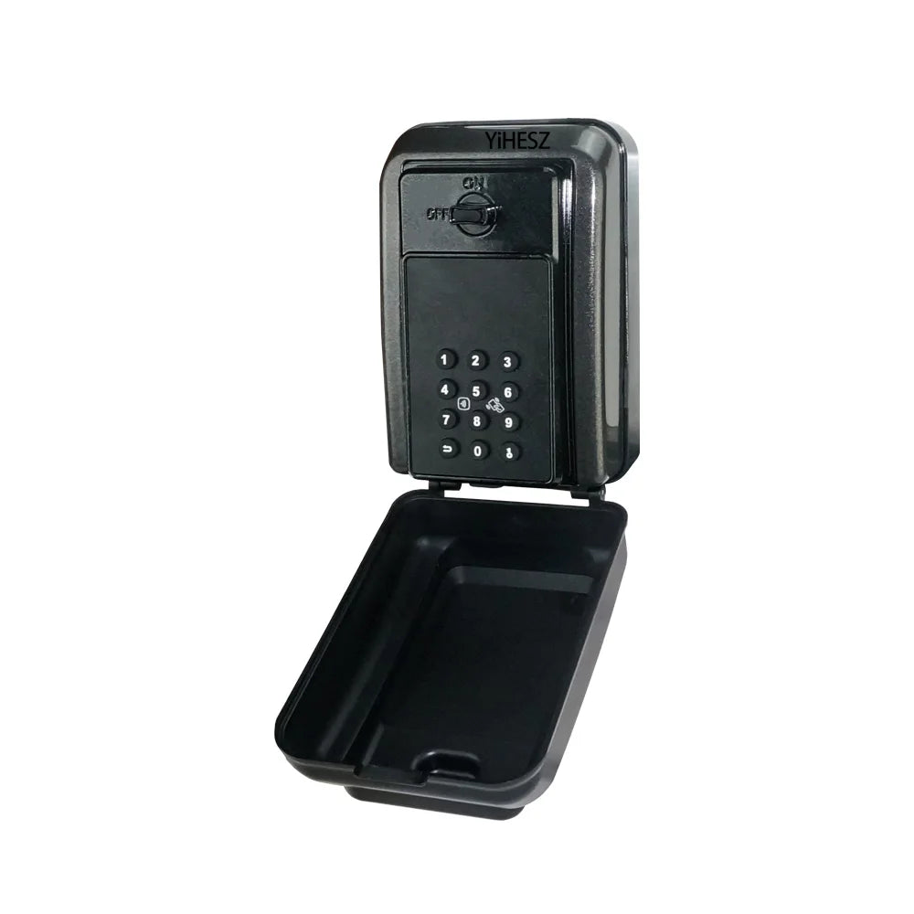 Tuya/TTlock Smart Key Lock Box Fingerprint Wall Mounted Aluminum Alloy Key Safe Box Waterproof With Code Key Storage Lock Box