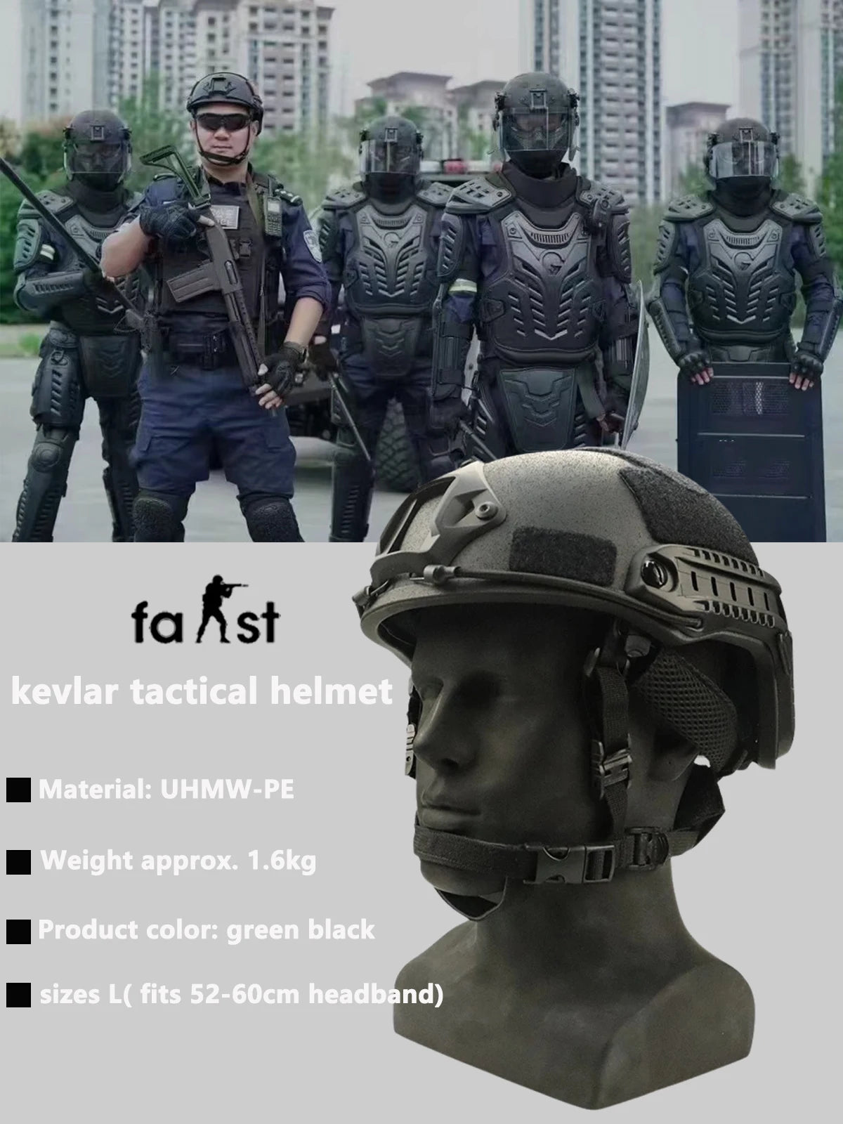 Ballistic ACH High Cut Tactical Helmet Kevla High Quality safety Helmet NIJ IIIA FAST Wendy's Suspension Pad Ballistic Helmet