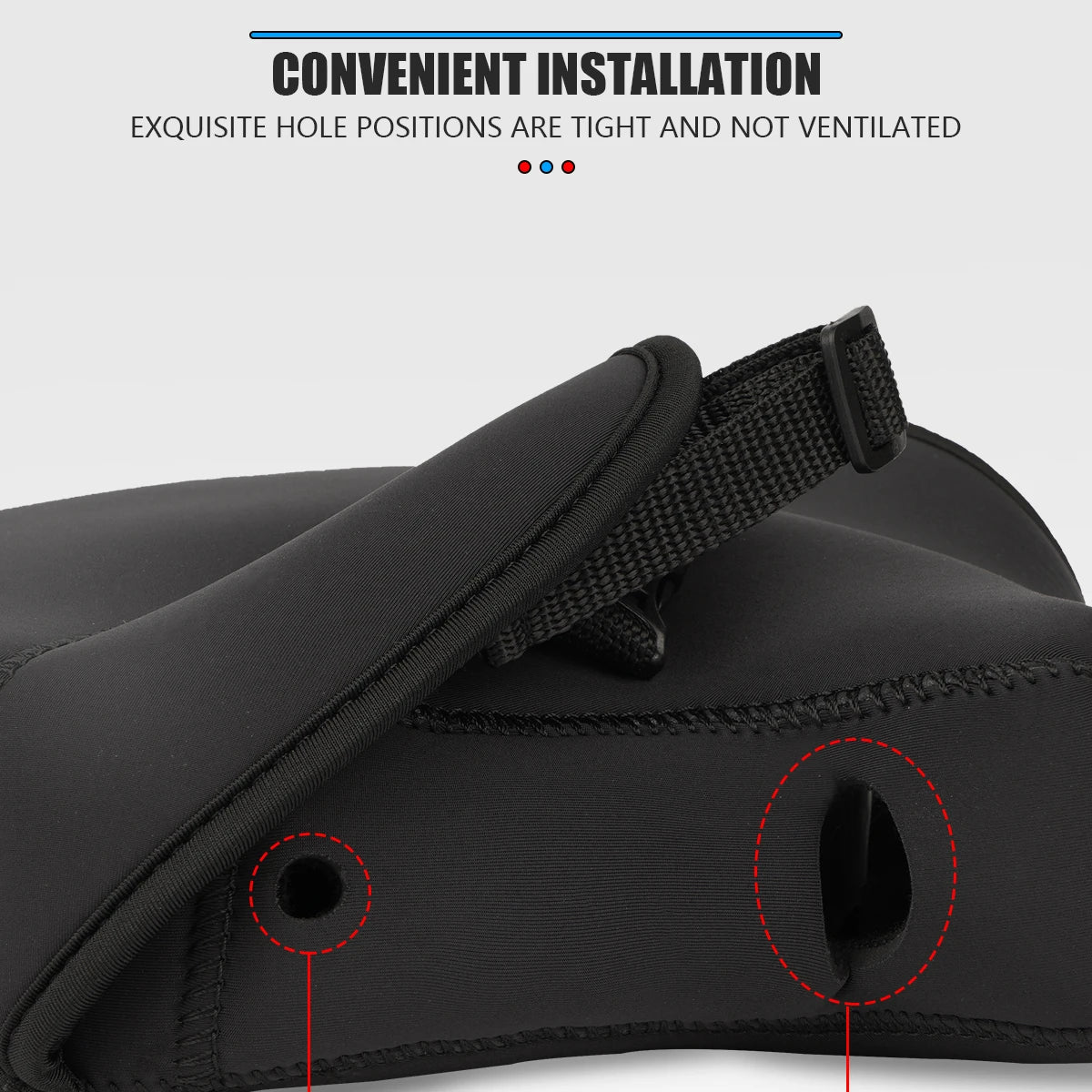 Thick Motorcycle Handlebar Muffs Protective Motorcycle Scooter ATV UTV Winter Warmer Gloves Grip Handle Bar Muff Rainproof Warm