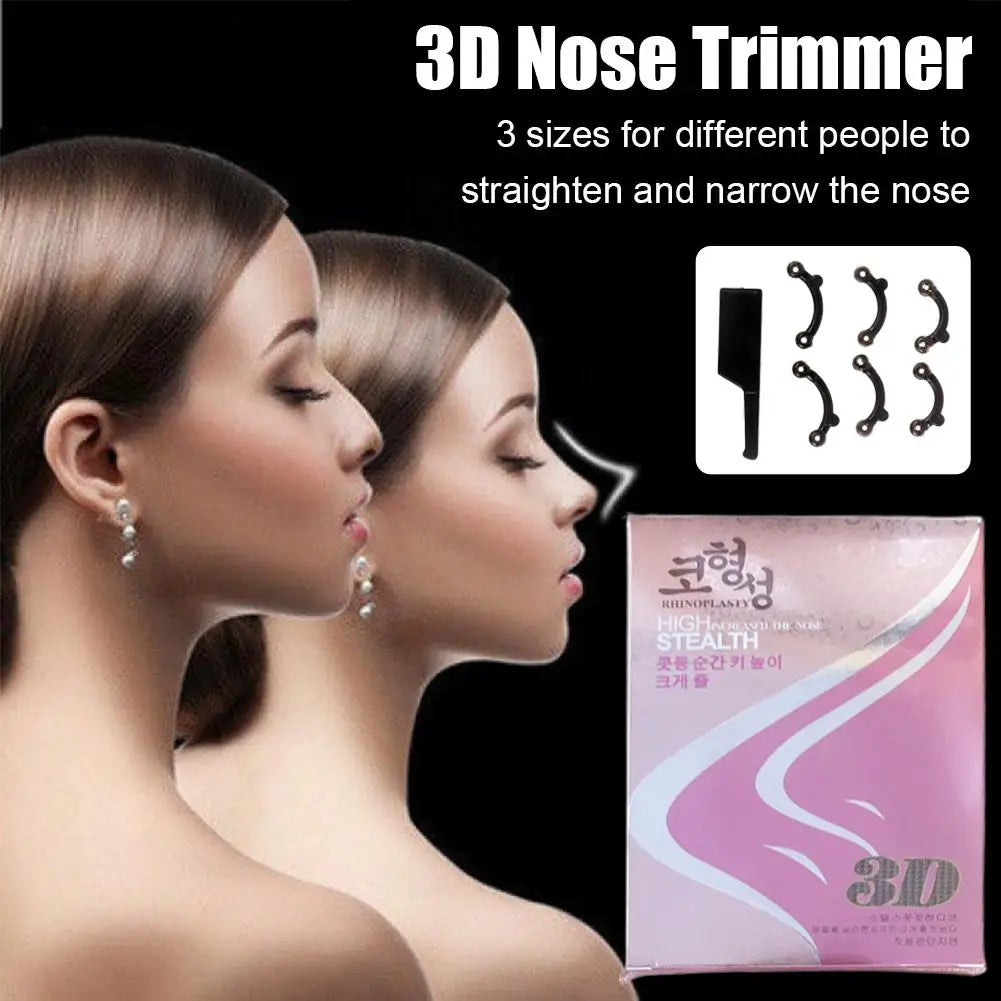 A set Beauty Nose Up Lifting Bridge Shaper Nose Clip Nose Bridge Straightening Nose Curler Massage Tool Nose Shaping Clip