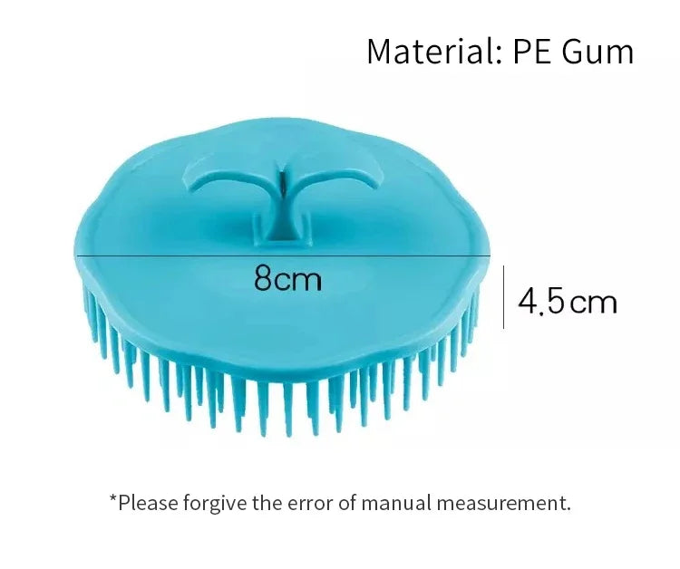 Head Massage Shampoo Brush Adult Scalp Massage Brush Men and Women Soft Glue Bathroom Shampoo Comb Long Hair Washing Hair Scalp
