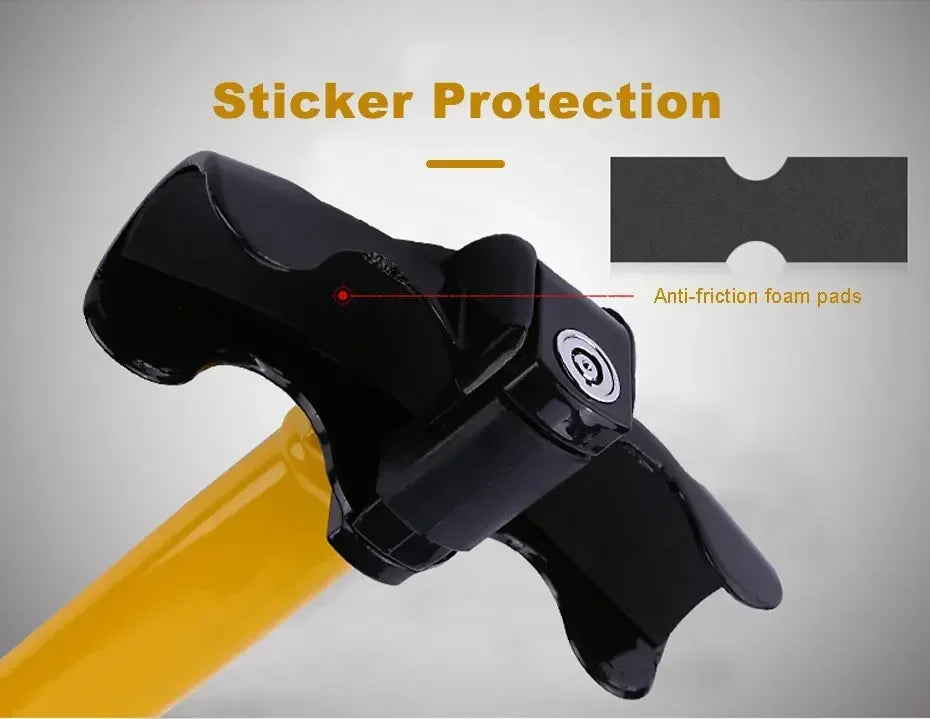 Universal Car Steering Wheel Lock Anti-theft Car Rotary Steering Wheel Lock Enhance Security for Car Van Heavy Duty