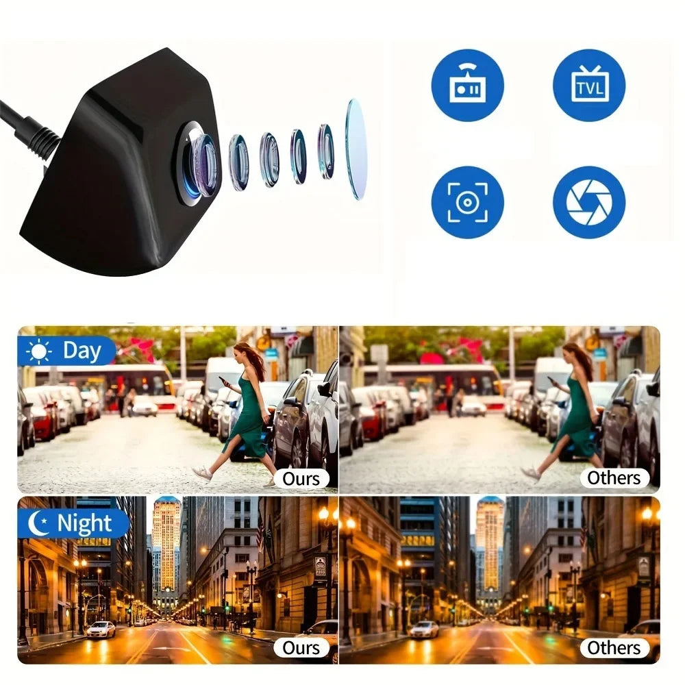 HD Vehicl Waterproof Rear View Parking Cam Auto Car Car Reverse Backup Universal Night Vision CCD HD Automobiles Reverse Camera