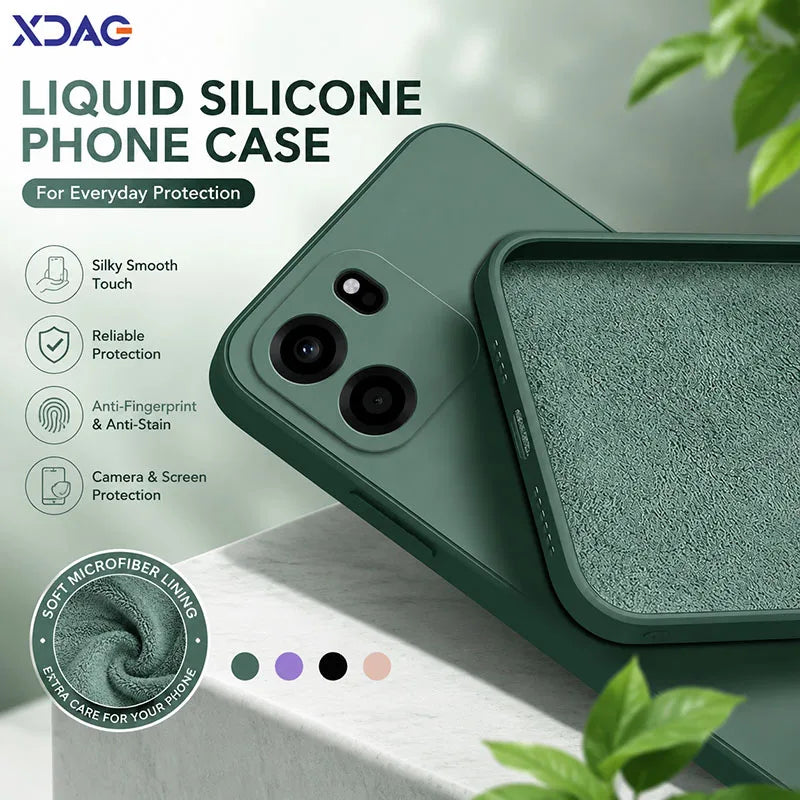 Luxury Dual Liner Phone Cases for OnePlus Turbo 6V Nord CE6 Shockproof Covers Turbo6V NordCE6 CE 6 Square Liquid Silicone Coque