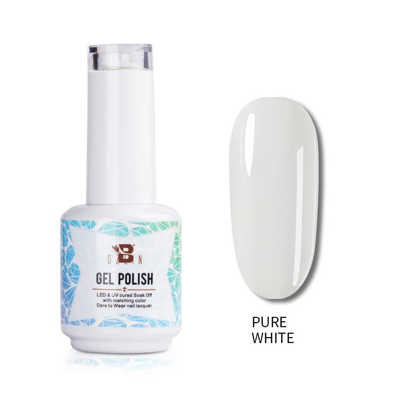 BOZLIN 15ML Nail Tips Glue Gel For Falses Nail Tips Fast Extension 3 IN 1 Function Nails Art Transparent Gel Polish Soak Off UV