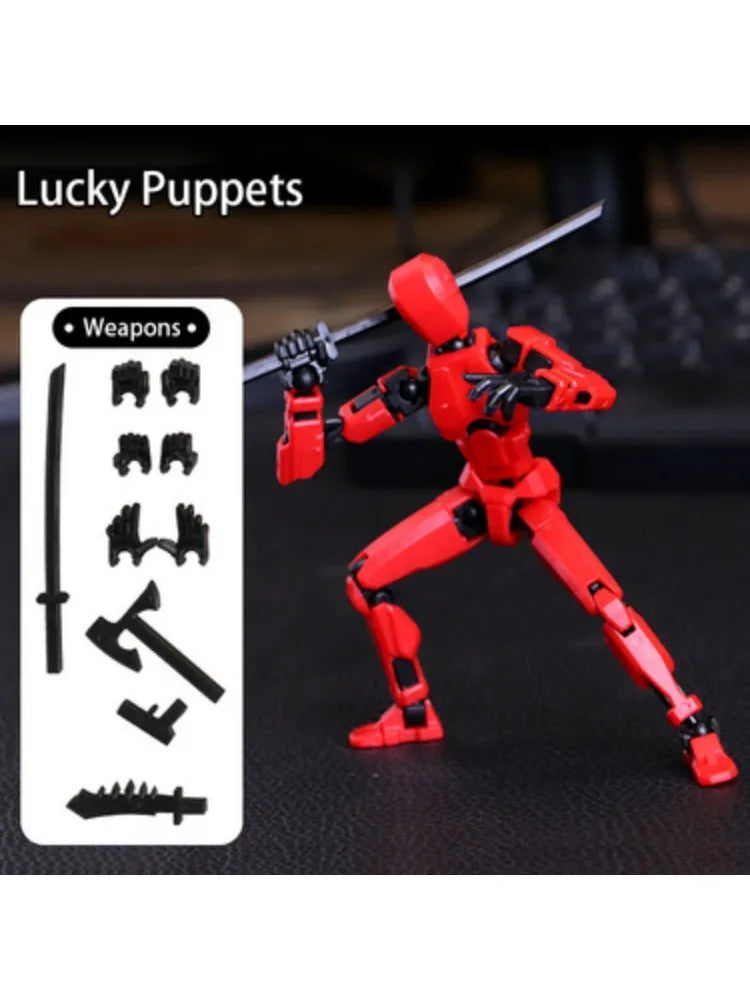 20PCS Lucky 13 Joints Movable 3d Printable Multi-jointed Dolls Toys Decompression Artifacts Hand-do Robots