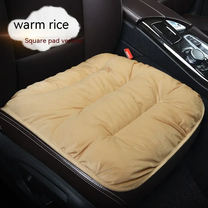 Winter Thickened Car Seat Cover Non-slip Comfortable Warm Seat Cover Seat Protector Car Front/rear Seat Cushion Accessories