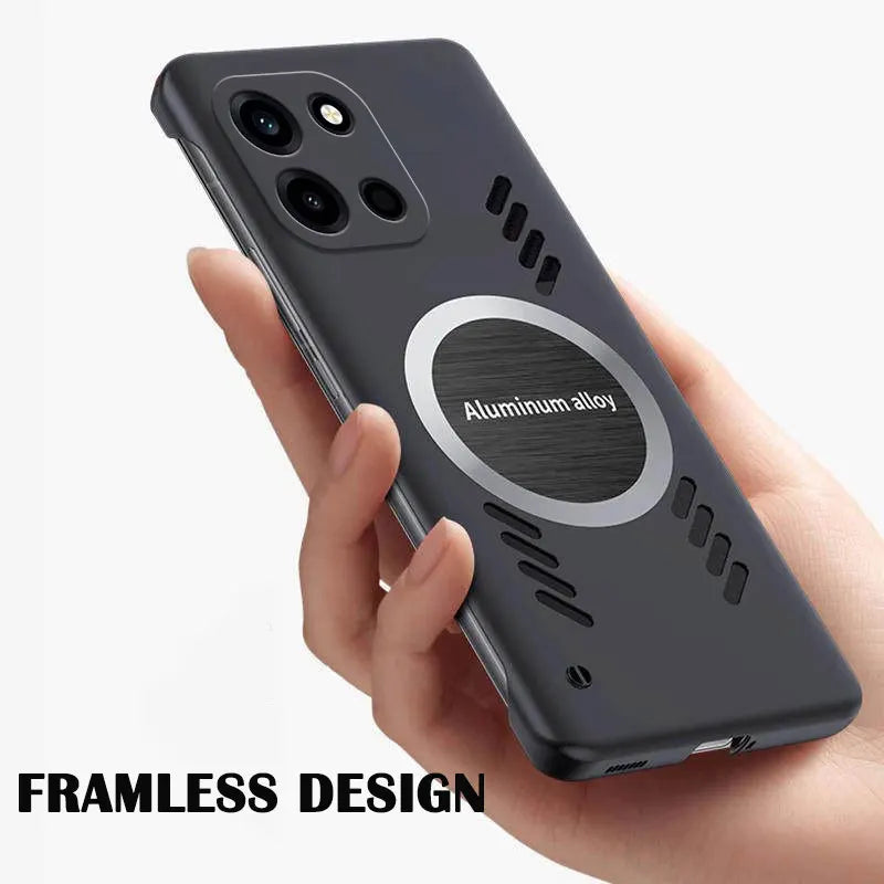 Graphene Heat Dissipation Cooling Magnetic Phone Case for ONEPLUS Nord6 CE6 Nord 6 Shockproof Hard PC Frameless Cover