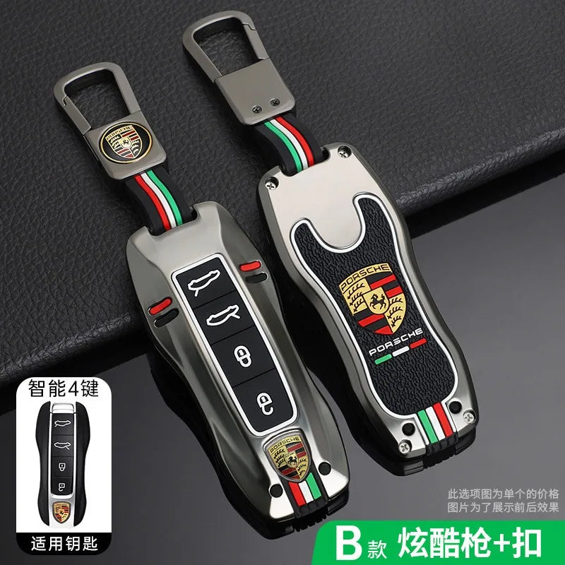 Auto Smart Remote Key Case Cover Protector For Porsche Panamera Carman Macann Bobst Cayenne 911 981 991 970 996 Car Accessories
