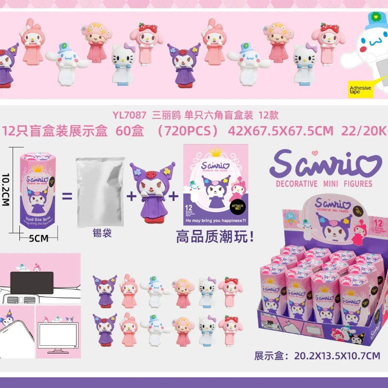 Hot Sale 12pcs Disney Stitch Blind Box Labubu Sanrio Figures Angel Nake Body Cupido Kewpie Doll Pvc Figure Phone Decor Toy Gifts