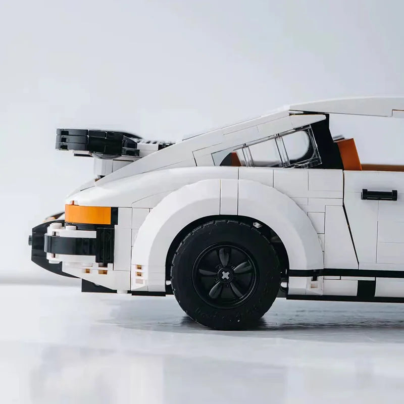 1458 Particle Technical Building Blocks Set 2in1 Race Classic Model  Retro Roadster Toy Adult Boy Assembled Model Christmas Gift