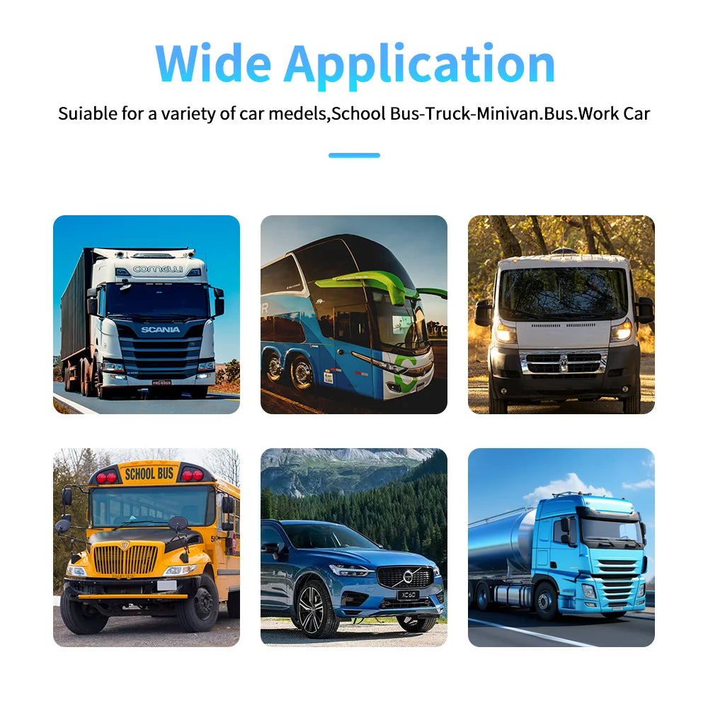 Universal 1080P Rear View Camera AHD 4 Pin 2.5mm Automatic Reversing HD Night Vision IP67 Rearview Mirror Cam Car Backup