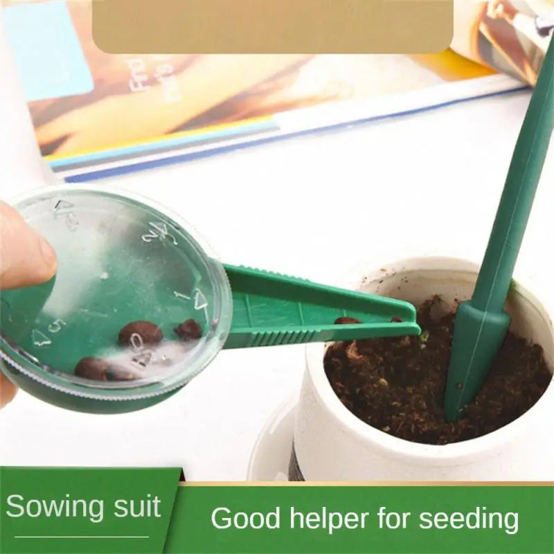 1~10PCS 1 Set Mini Sowing Seed Dispenser Manual Syringe Seeder Sower Set Spreader Handheld Seed Fertilizing Planter Gardening