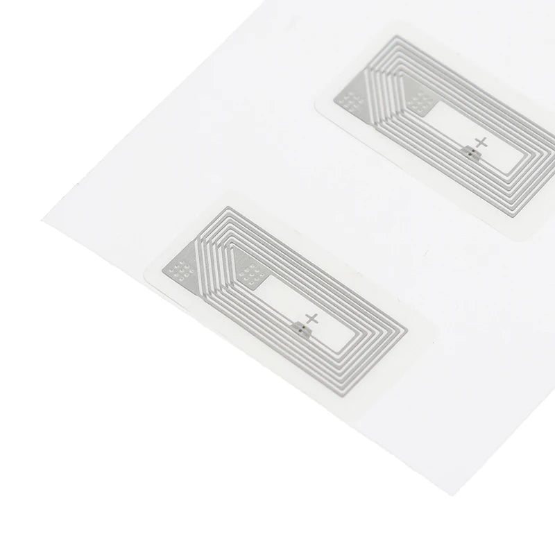 100Pcs Changeable Label Tag RFID Tags Block 0 rewritable 13.56Mhz NFC Chip Ntag213 Sticker Wet Inlay Proximity Card ﻿