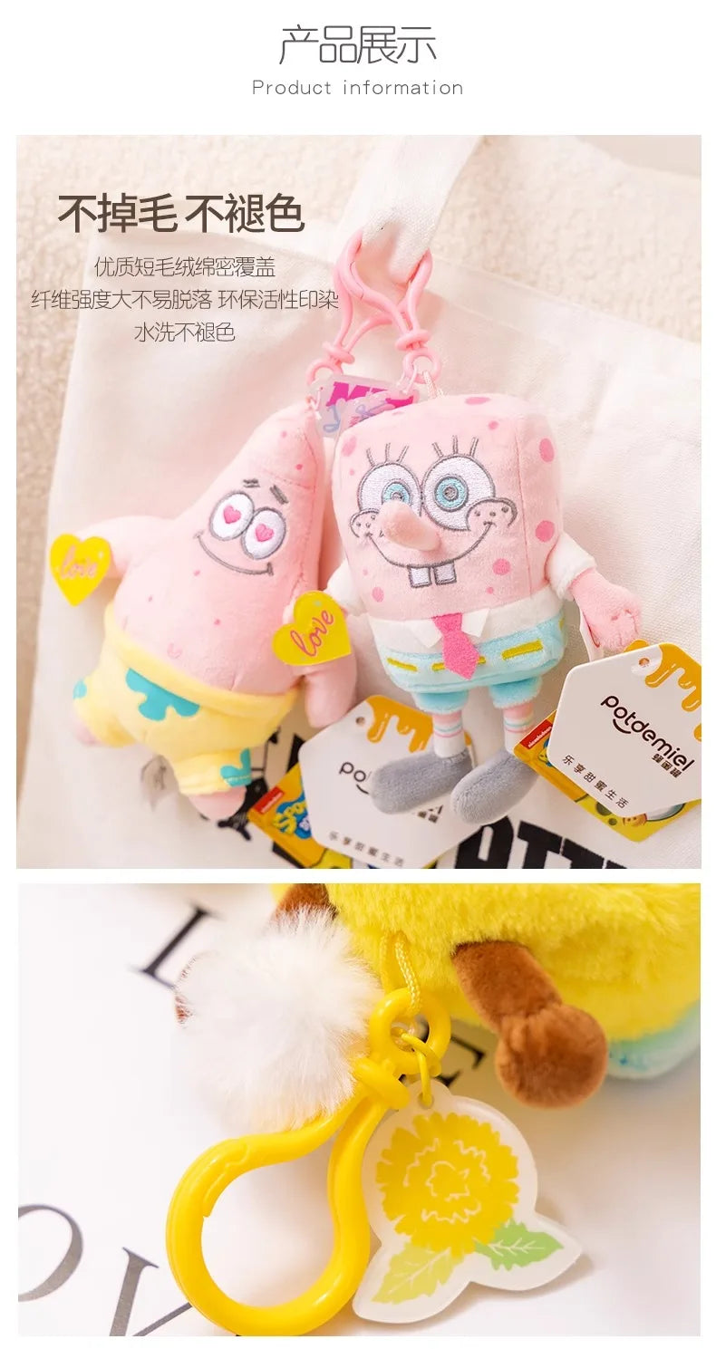 Anime Spongebob Squarepants Patrick Star Squidward Eugene H. Krabs Gary Kawaii Cartoon Stuffed Plush Toys Birthday Gift For Kids