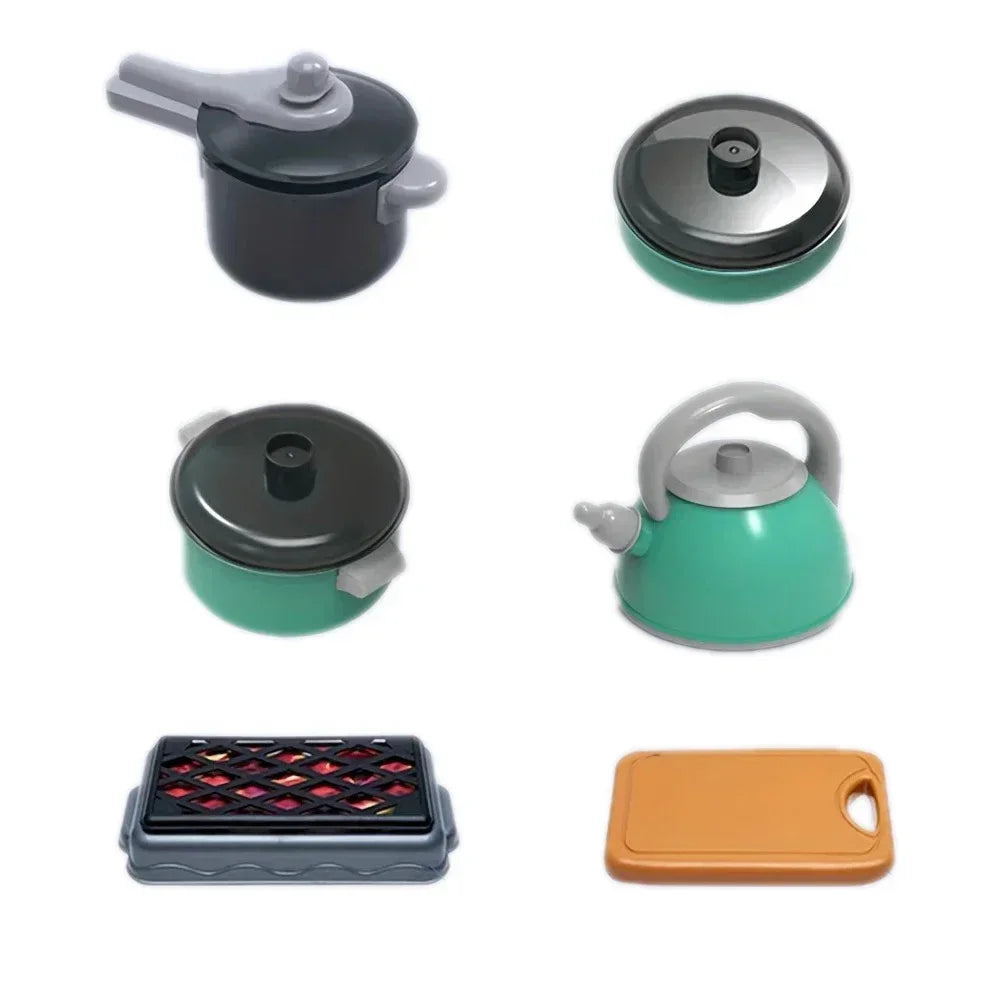 Kids Kitchen Set with Realistic Cooking Tools Creative Role Play Toys for Boys and Girls  Gifts for Children's Imaginative Play