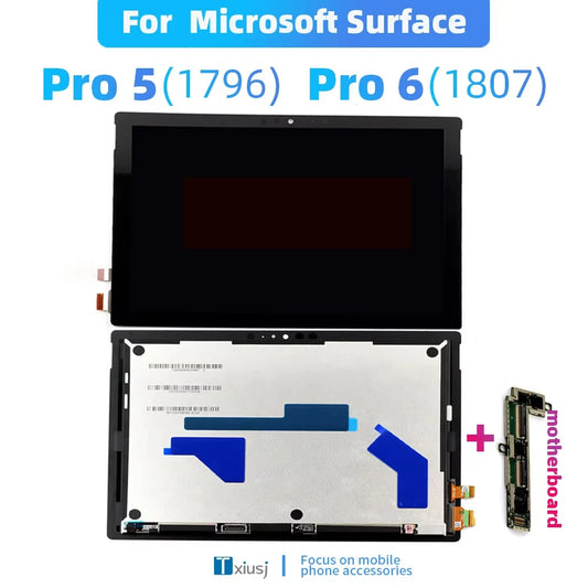 12.3" Pro5 LCD For Microsoft Surface Pro 5 1796 LCD Display Touch Screen Digitizer Assembly Small Board LP123WQ1 Tools