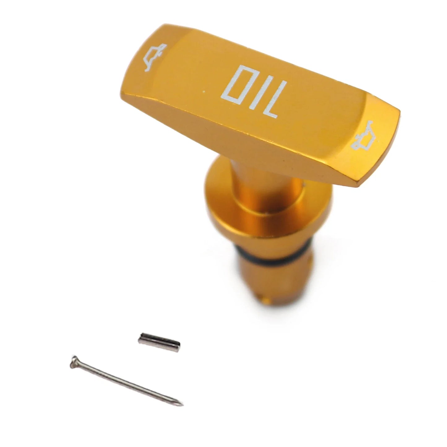 1PC Universal Car Oil Dipstick Pull Handle Engine Oil Pullhandle Aluminum Alloy Auto Replacement Modification Decoration