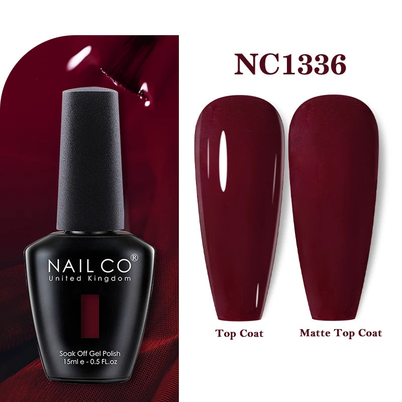 NAILCO Gel Nail Polish 15ml Nail Art Vernis Semi Permanent Soak off UV Gel Polish Gel Manicure Nail Varnish Nail Color Ongles
