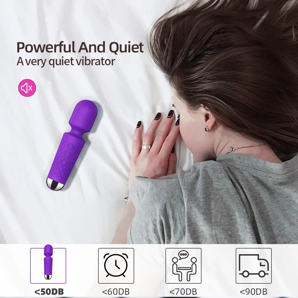 20 Speeds Powerful AV Vibrator Magic Wand Clitoris Stimulator Sex Toys for Women G spot Massager Adult Female Sex Erotic Product