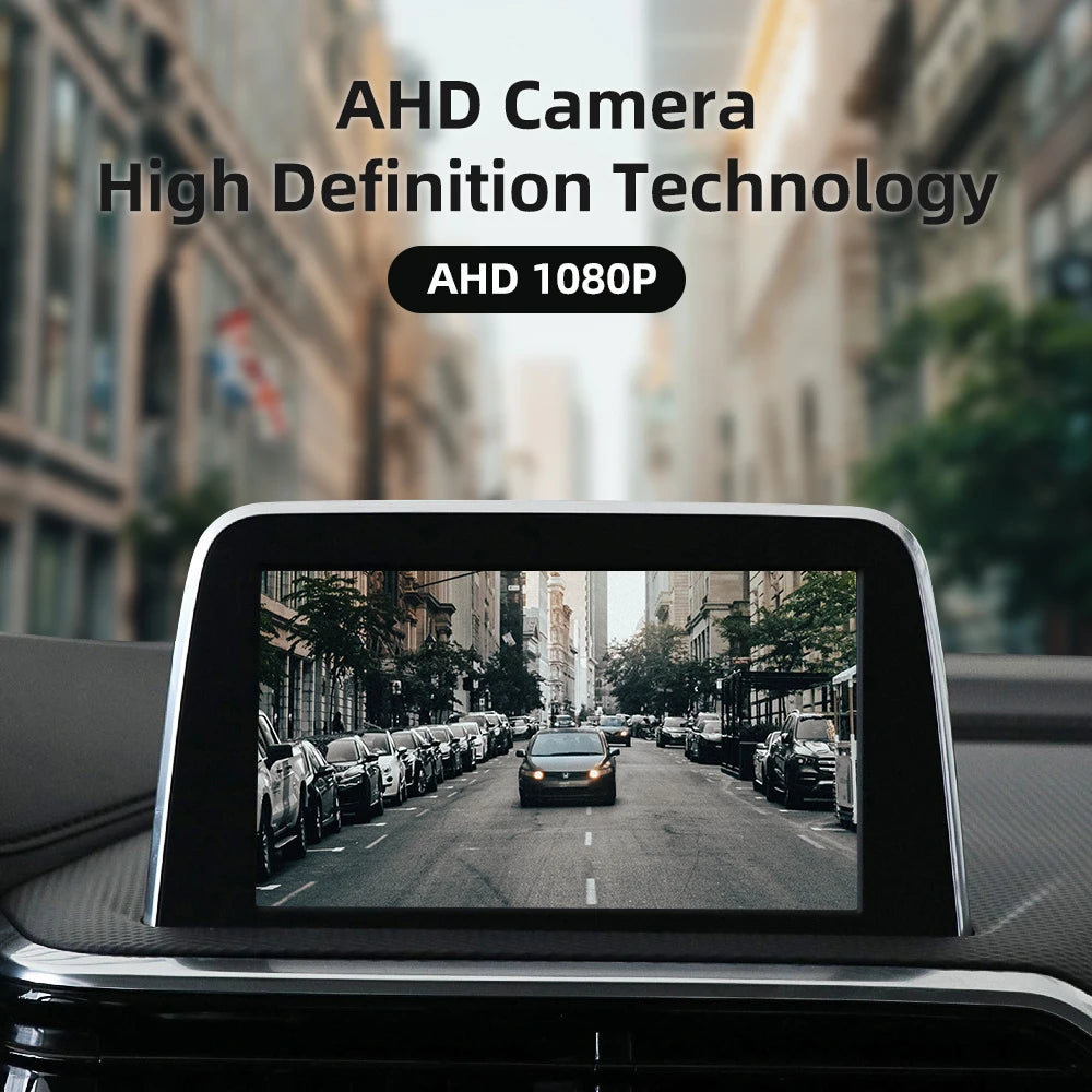 CVBS to AHD 1920x1080P or 720P Car Rear View Camera 170° Fisheye Golden Lens Full HD Night Vision Vehicle Reversing