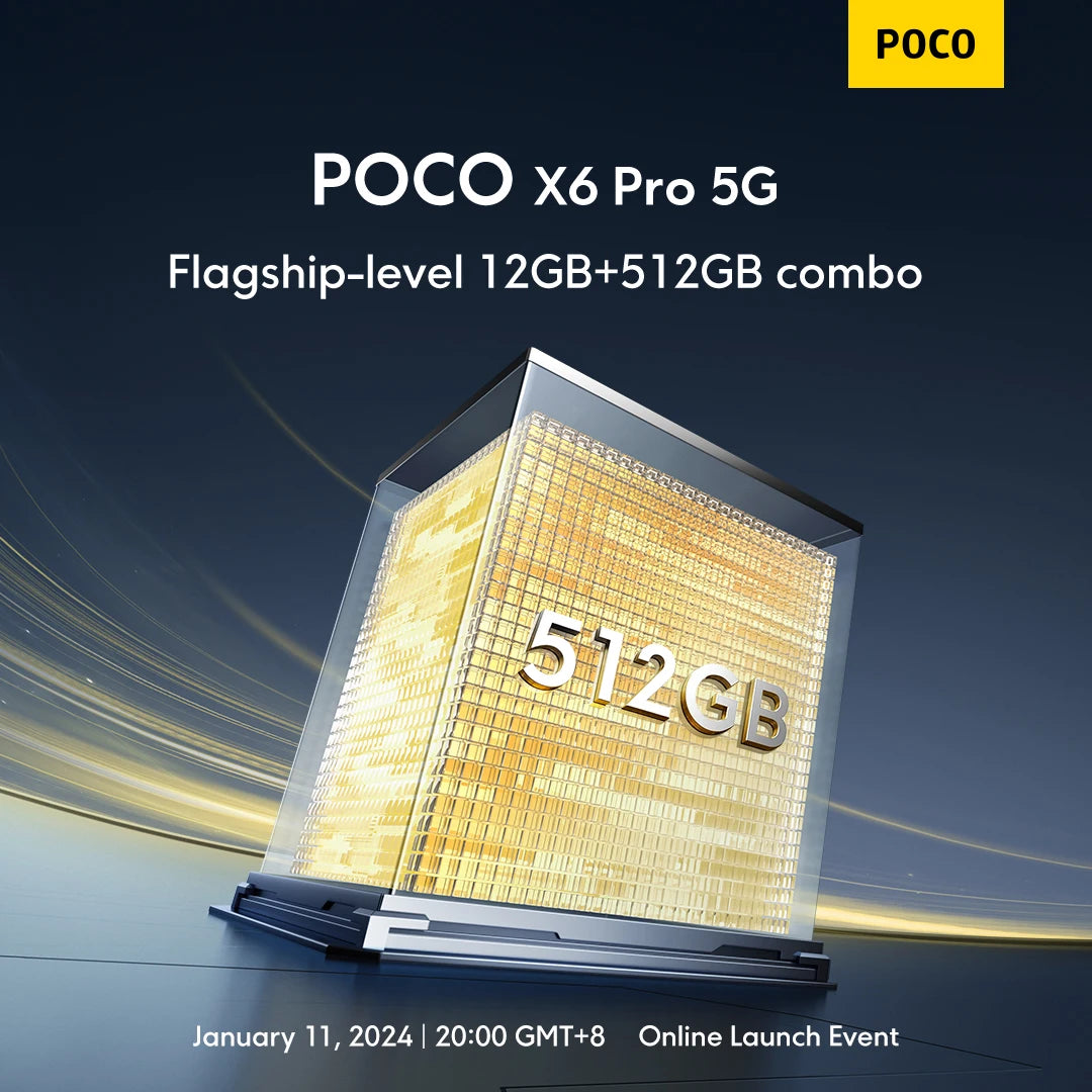 POCO X6 Pro Global Version Smartphone Dimensity 8300-Ultra 6.67" 1.5K Flow AMOLED DotDisplay 64MP 67W 5G NFC