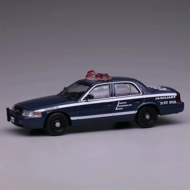 1:64 596 Scale Silver Alloy Model Diecast Metal Muscle Car Gran Torino Collection Toy Ornaments Gifts To Friends