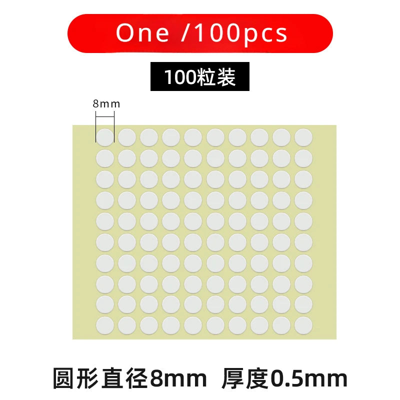 100/200/300/400PCS For Candles Candle Wick Stickers High Temperature Resistant Double-sided Stickers Wax Fixed Candle DIY Making