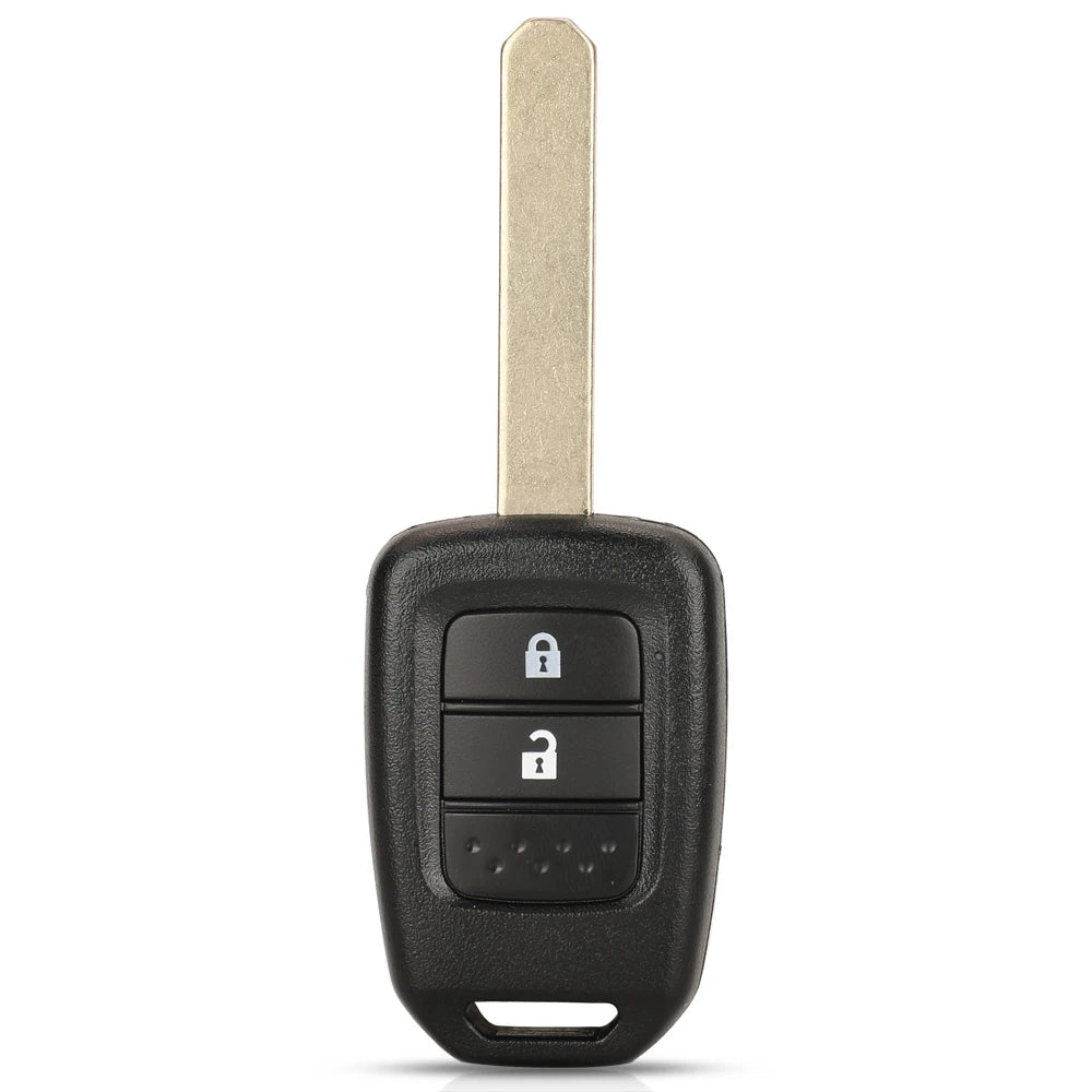 jingyuqin 10pcs/lot Car Key Shell 2/3/4 Button for Honda Civic City Fit HR-V XR-V Auto Remote Fob Case