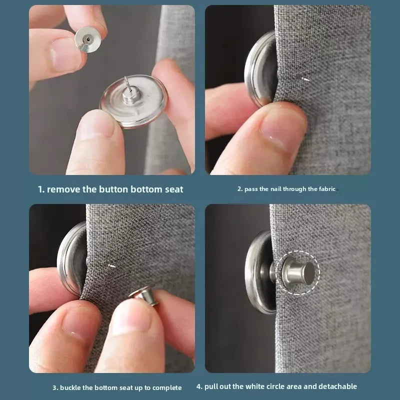 Strong Magnetic Clips Grab a Curtain Parts Bedroom Curtains Accessories Flexible Rails for Curtains Curtain Tongs Pin Magnets