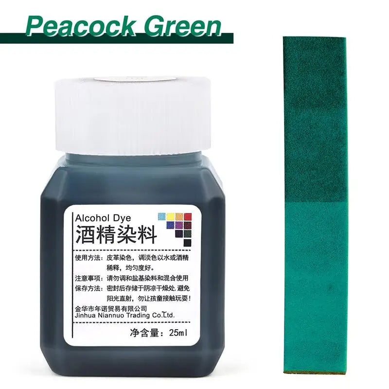 24 Color Leather Alcohol Dye Complete Set Of Diy Handmade Leather Cow Leather Dye Vegetable Tanned Leather Dye Alcohol Dye Water